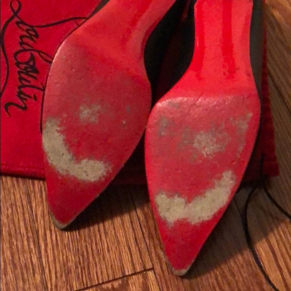Christian Louboutin 85mm Black Heels - Picture 5 of 6